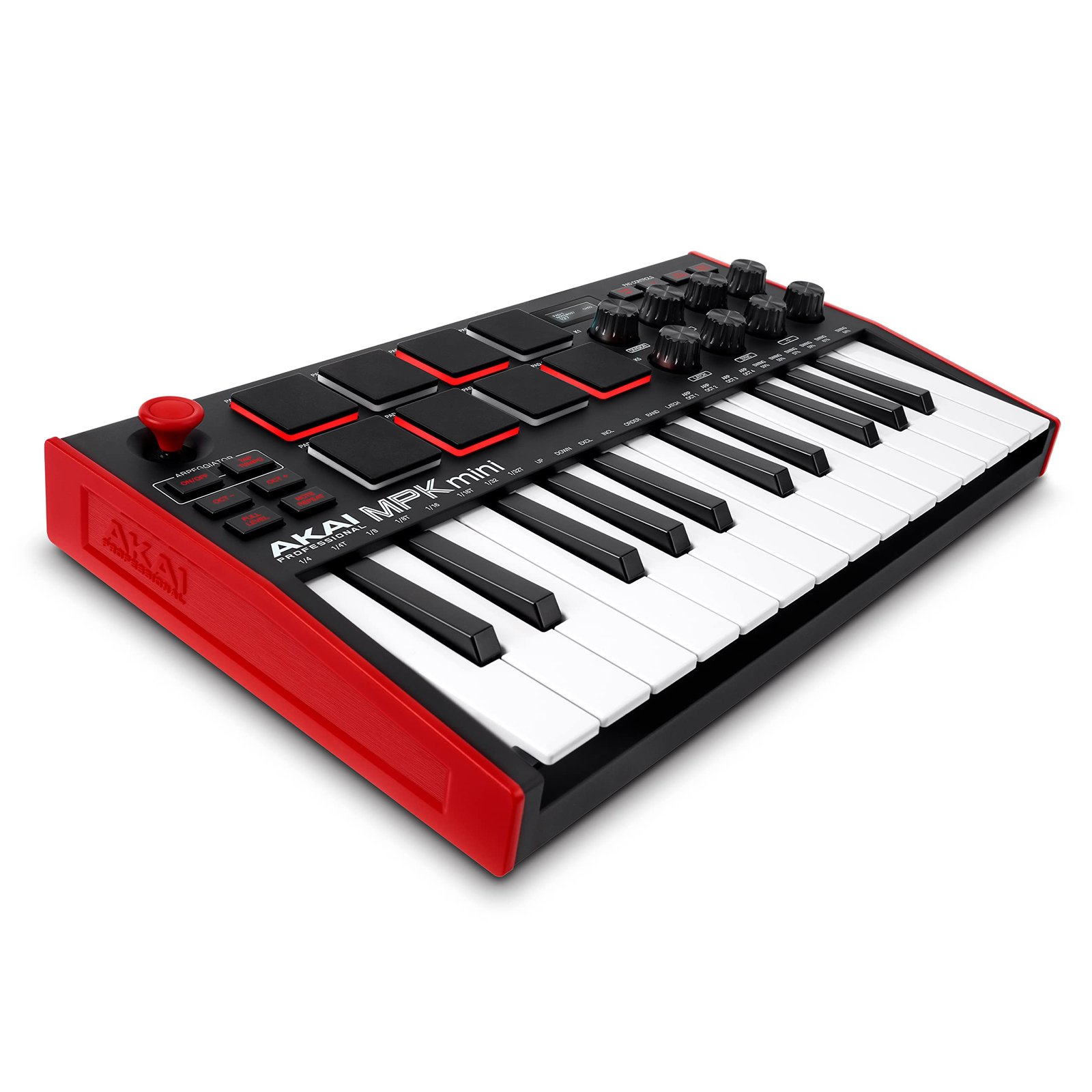 Akai Professional MPK Mini MK3-25 Key USB MIDI Keyboard Controller with 8 Backlit Drum Pads, 8 Knobs, Music Production Software and Native Instruments Sound Package (NKS Integration) MPK Mini MK3 Standard