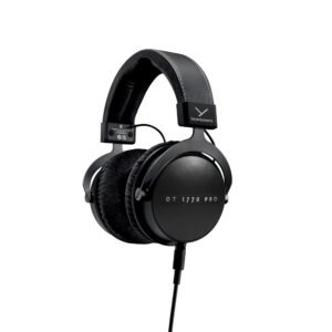 beyerdynamic DT 1770 PRO MKII Wired Over-Ear Headphones, 30 Ohm, Closed-Back Professional Recording Studio Monitor. 2 Detachable Cables, Velour & Leatherette Ear Pads, Handmade in Germany. Black
